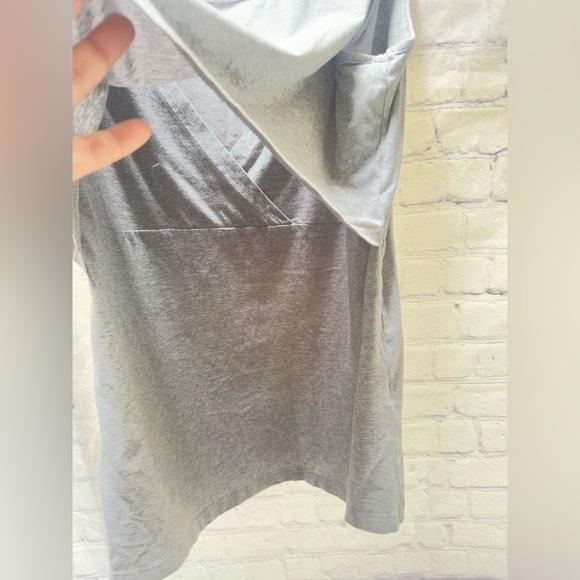 SMALLSHOW Sleeveless Maternity Nursing Tank Top Gray Size MEDIUM (Small Show) - Picture 7 of 12